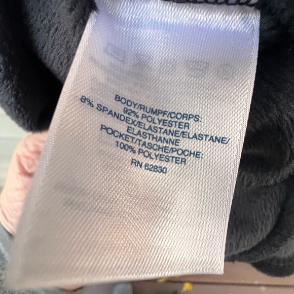 Lands End Velour Hooded Pull Over Warm Top - Picture 8 of 12